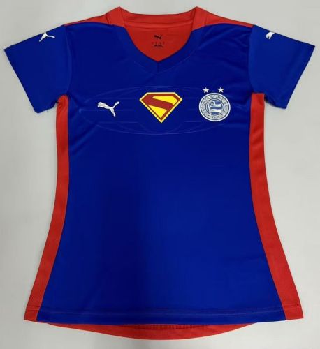 Women 2025-2026 Bahia Superman Version Soccer Jersey Girl Football Shirt