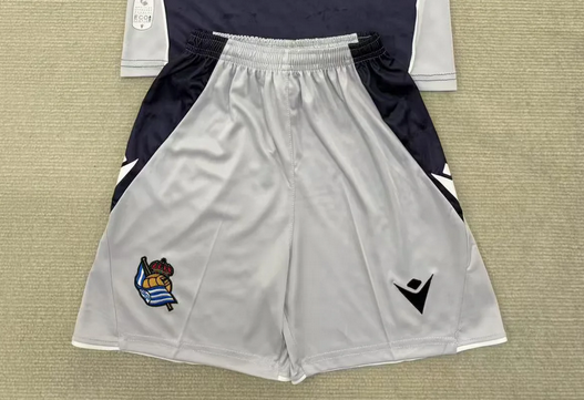 Fan Version 2025-2026 Real Sociedad Away Soccer Shorts Football Shorts