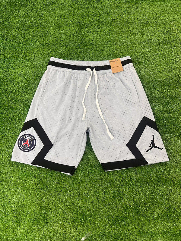Fan Version 2025-2026 PSG AJ White/Black Soccer Shorts Football Shorts