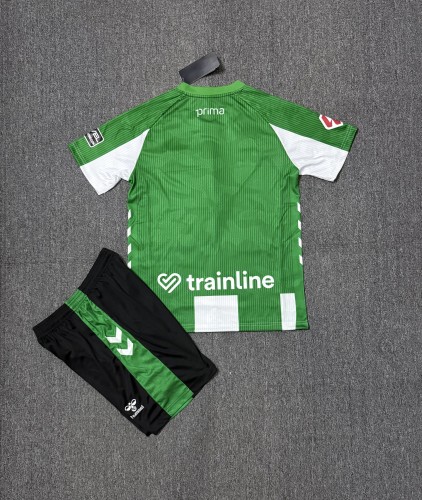 with LALIGA Patch Adult Uniform 2025-2026 Real Betis Home Soccer Jersey Shorts Men's Football Kit