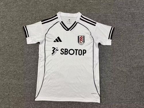 with Sponor Logo Fulham Football Shirt Fan Version 2025-2026 Fulham Home Soccer Jersey