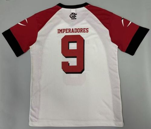 2025-2026 Flamengo White NFL Jersey 9 Shirt