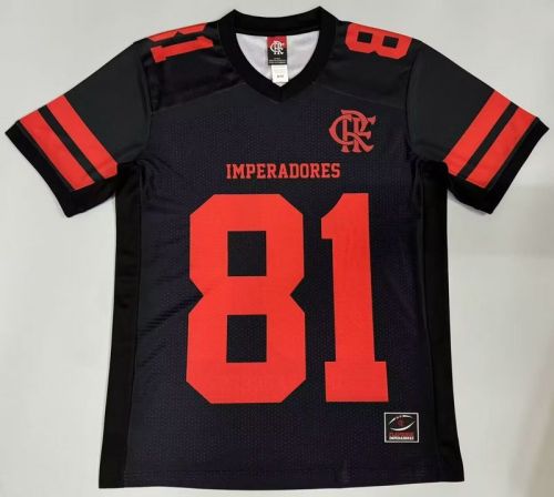 2025-2026 Flamengo White NFL Jersey 81 Shirt