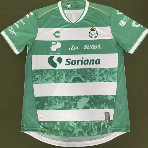 Player Version 2025-2026 Santos Laguna Home Soccer Jersey Football Shirt