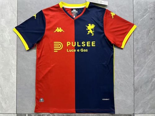 Fan Version 2025-2026 Genoa Home Soccer Jersey Maillot de Foot