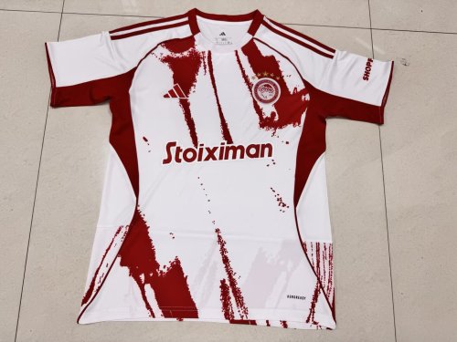 Fans Version 2025-2026 Olympiacos Away Soccer Jersey Olympic Football Shirt