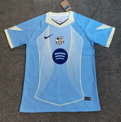 Barca Camisetas de Futbol Fan Version 2024-2025 Barcelona Light Blue Soccer Jersey