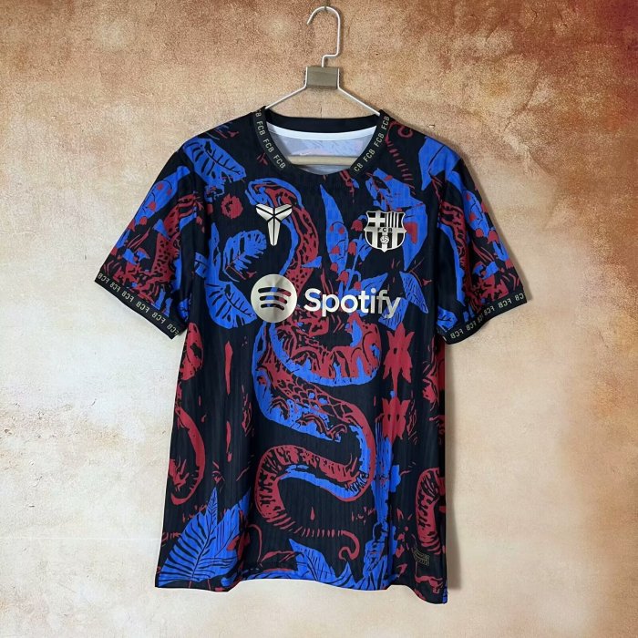 Barca Camisetas de Futbol Fans Version 2025-2026 Barcelona Colorful Snake Version Soccer Jersey