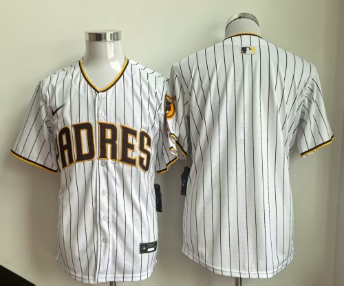 2025 San Diego Padres Blank White Cool Base Jersey MLB Shirt