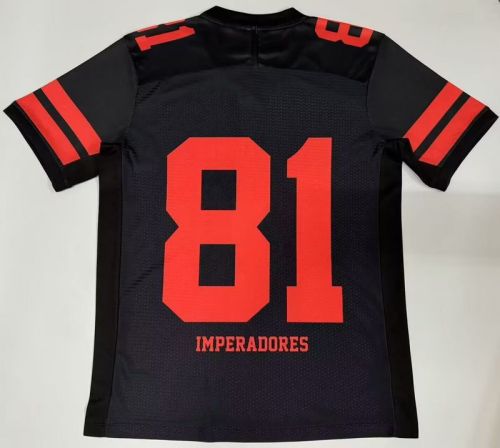 2025-2026 Flamengo White NFL Jersey 81 Shirt