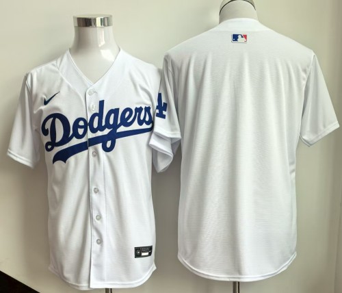 Los Angeles Dodgers Blank White Cool Base MLB Jersey