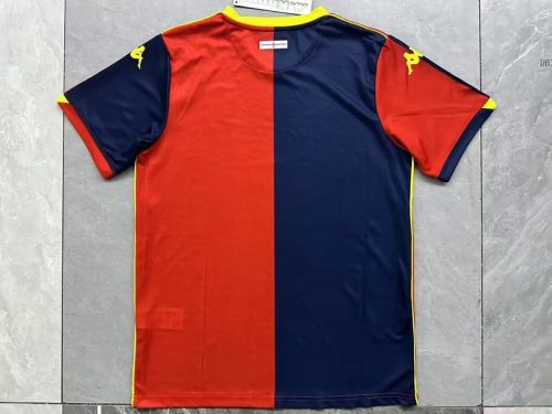 Fan Version 2025-2026 Genoa Home Soccer Jersey Maillot de Foot