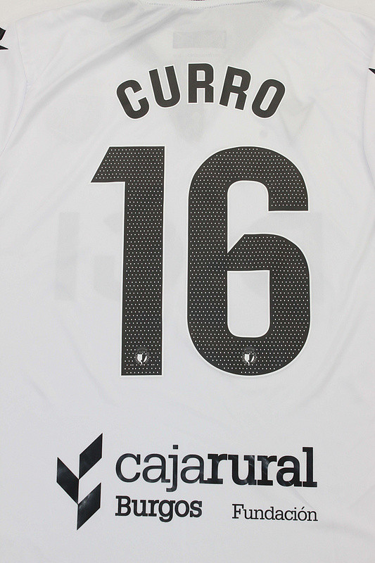 with LALIGA Patch Fans Version 2025-2026 Burgos CURRO 16 Home Soccer Jersey Football Shirt