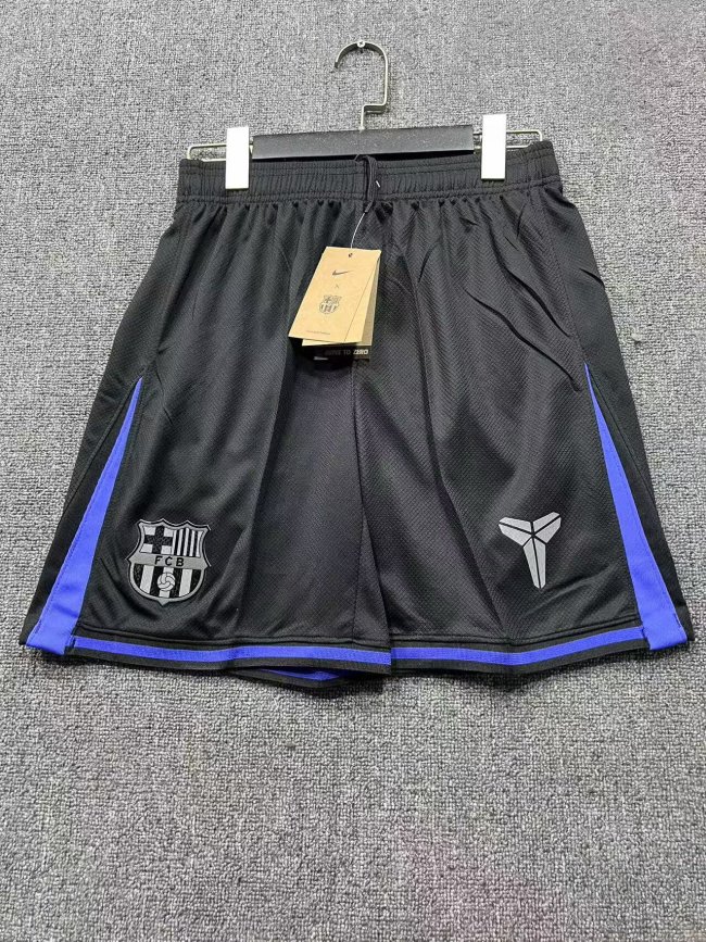 Fan Version 2025-2026 Barcelona Away Soccer Shorts Football Shorts
