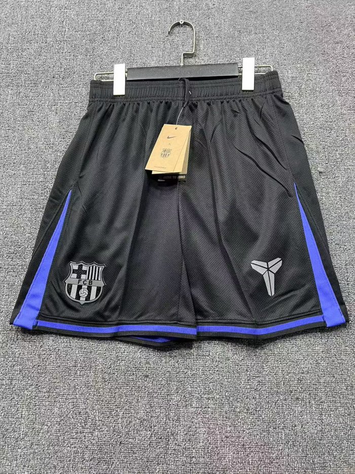 Fan Version 2025-2026 Barcelona Away Soccer Shorts Football Shorts