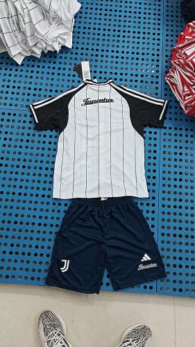Youth/Kids 2025-2026 Juventus White Baseball Jersey Child MLB Shirt
