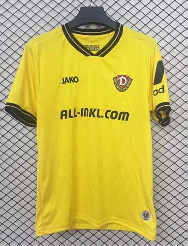 Fan Version 2025-2026 Dynamo Dresden Home Soccer Jersey Football Shirt