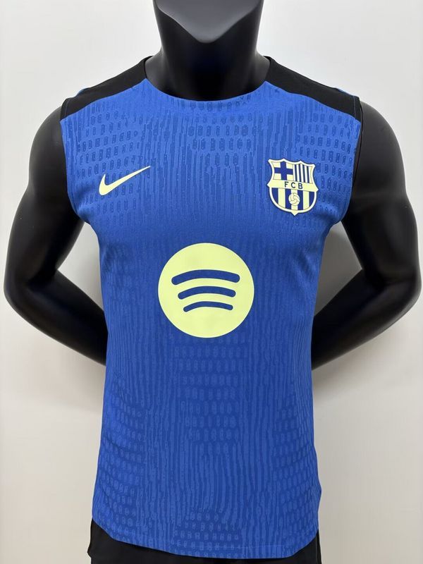 Barca Camisetas de Futbol Player Version 2025-2026 Barcelona Blue Soccer Vest