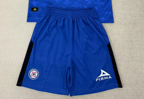 Fan Version 2025-2026 Cruz Azul Home Soccer Shorts Football Shorts