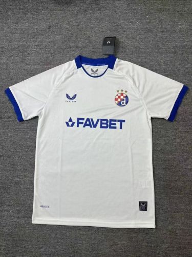 Fans Version 2025-2026 Dinamo Zagreb Away White Soccer Jersey Football Shirt