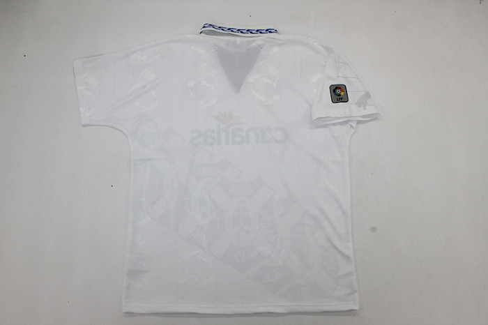 with LFP Patch Retro Jersey 1995-1996 Tenerife Home Soccer Jersey Tenerice Football Shirt