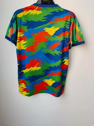 Fan Version 2025 Brazil Blue Colorful Special Edition Soccer Jersey Brasil Camisetas de Futbol