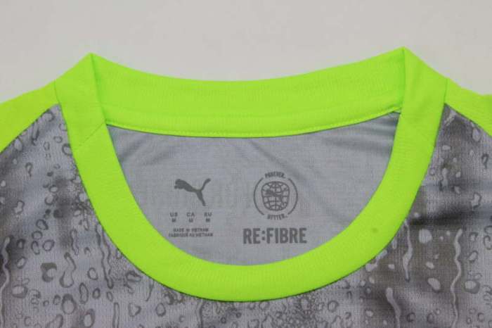 Fan Version 2025-2026 Manchester City Third Away Grey Soccer Jersey Man City Football Shirt