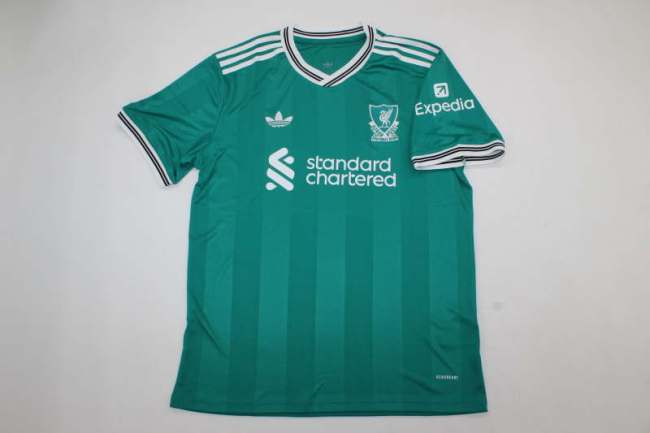 Fan Version 2025-2026 Liverpool Third Away Green Soccer Jersey Football Shirt