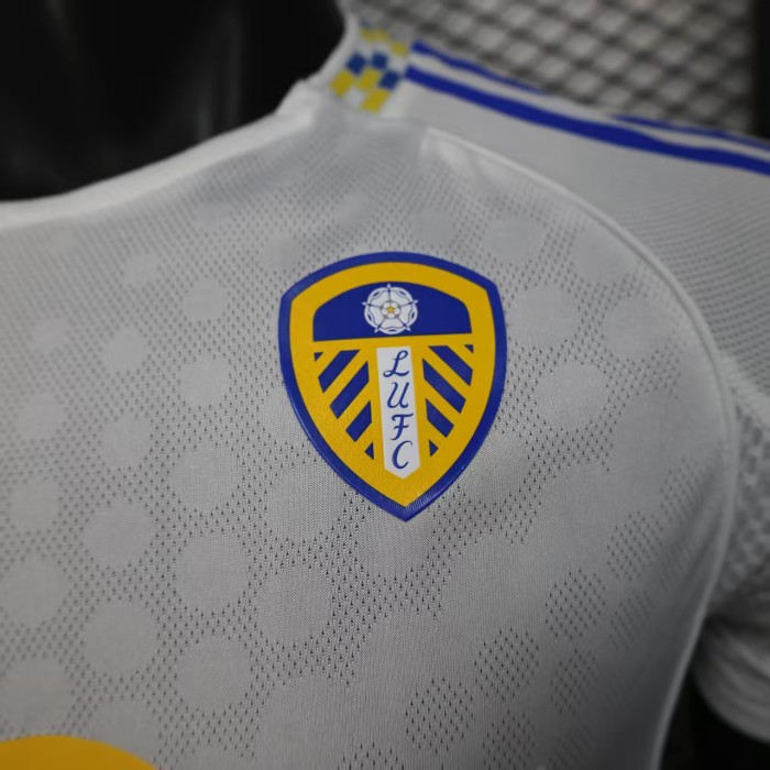 Player Version 2025-2026 Leeds United Home Soccer Jersey Football Shirt