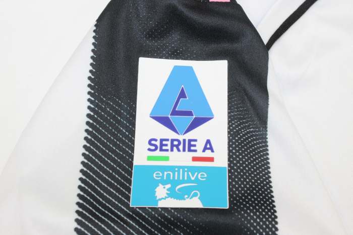with Sponor Logo+Serie A Patch Maillot Juve Shirt Fans Version 2025-2026 Juventus Home Soccer Jersey Football Shirt