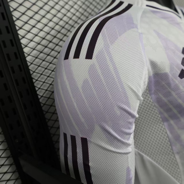 Long Sleeve Player Version 2025-2026 Manchester United Away Soccer Jersey Man United Football Shirt