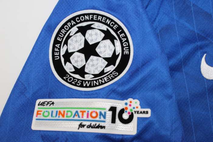 with Club World Cup Champions+UCL Patch Fan Version 2025-2026 Chelsea PALMER 10 Home Soccer Jersey Football Shirt