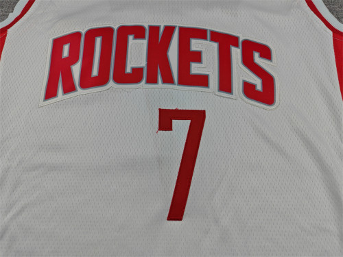 Houston Rockets DURANT 7 White Basketball Shirt NBA Jersey