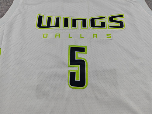 Dallas Wings BUECKERS 5 NBA Jersey White Basketball Shirt