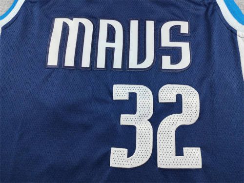 Statement Edition Dallas Mavericks FLAGG 32 Dark Blue NBA Jersey Basketball Shirt