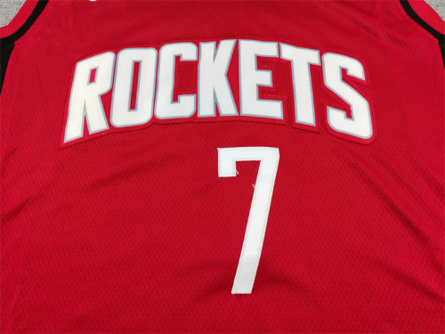 Houston Rockets DURANT 7 Red Basketball Shirt NBA Jersey