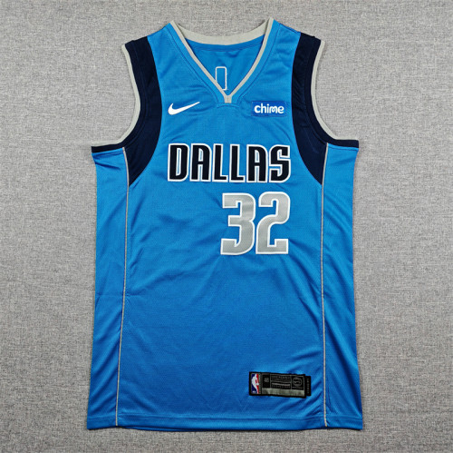 Dallas Mavericks FLAGG 32 Blue NBA Jersey Basketball Shirt