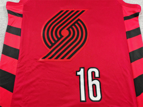 Statement Edition Portland Trail Blazers YANG 16 Red NBA Jersey Basketball Shirt