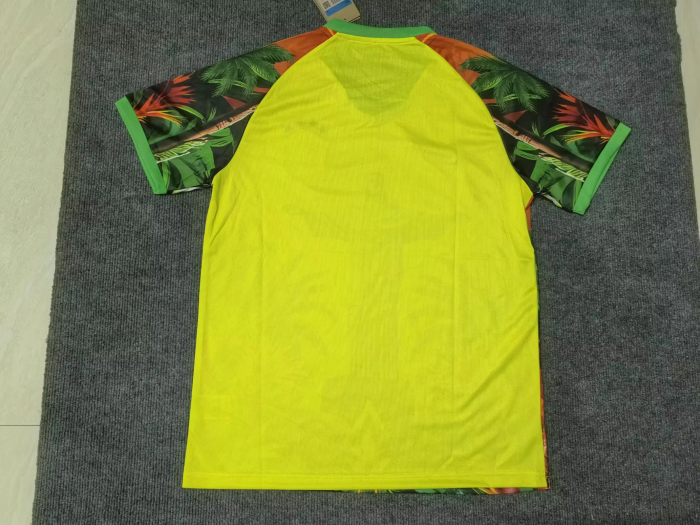 Fan Version 2025 Brazil Yellow Jesus Edition Soccer Jersey Brasil Camisetas de Futbol