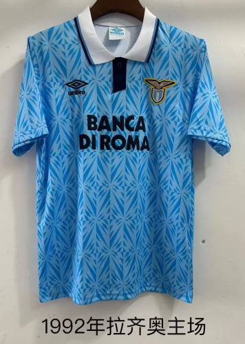Retro Jersey 1992 Lazio Home Soccer Jersey Vintage Football Shirt