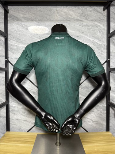 Player Version 2025-2026 AS Monaco Third Away Green Soccer Jersey Football Shirt