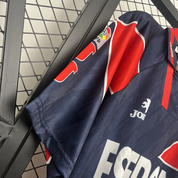 Retro Jersey 1997-1998 Rayo Vallecano Away Soccer Jersey Vintage Camisetas de Futbol