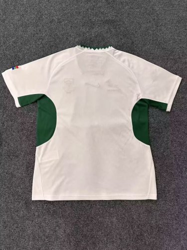 Fan Version 2025 South Africa Away White Soccer Jersey Football Shirt