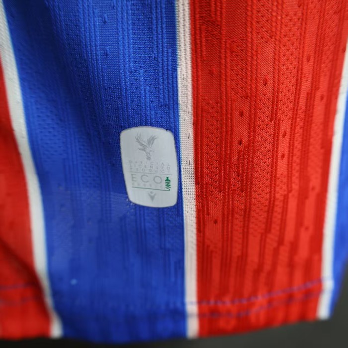 Palace Football Shirt Player Version 2025-2026 Crystal Palace Home Soccer Jersey