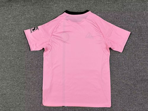 Fan Version 2025-2026 Leicester City Third Away Pink Football Shirt Soccer Jersey