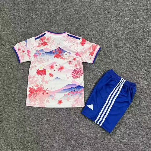 Youth Uniform Kids Kit 2025 Japan Soccer Jersey Shorts Child Football Set