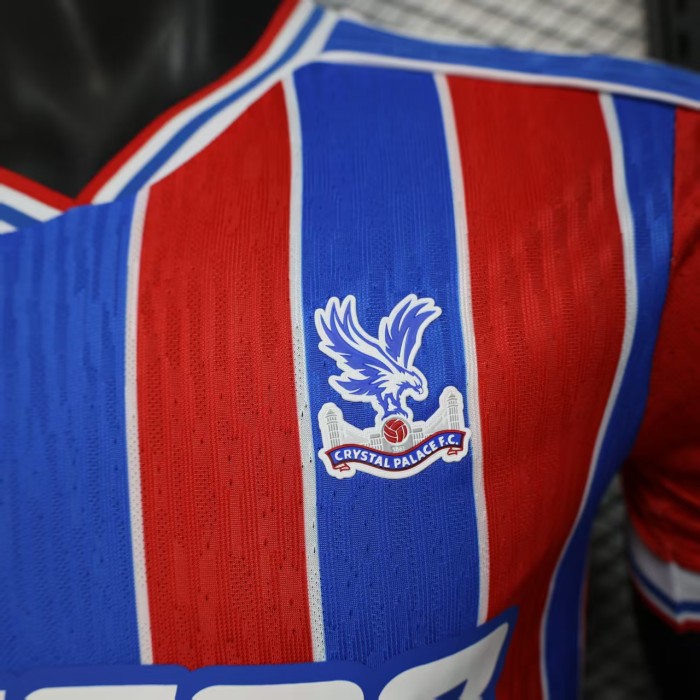 Palace Football Shirt Player Version 2025-2026 Crystal Palace Home Soccer Jersey