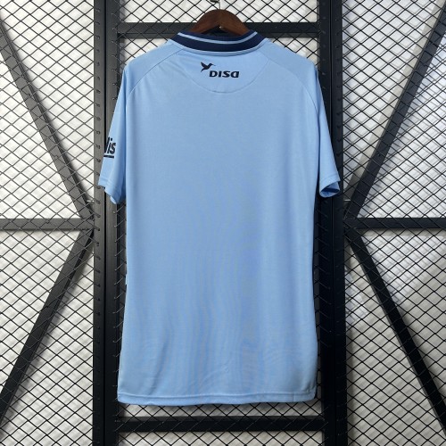 with LALIGA Patch Fan Version 2025-2026 Las Palmas Away Blue Soccer Jersey Football Shirt