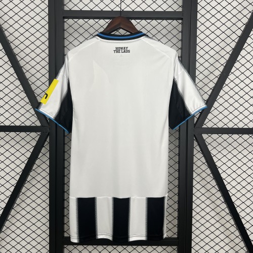 Fan Version 2025-2026 Newcastle United Home Soccer Jersey Football Shirt