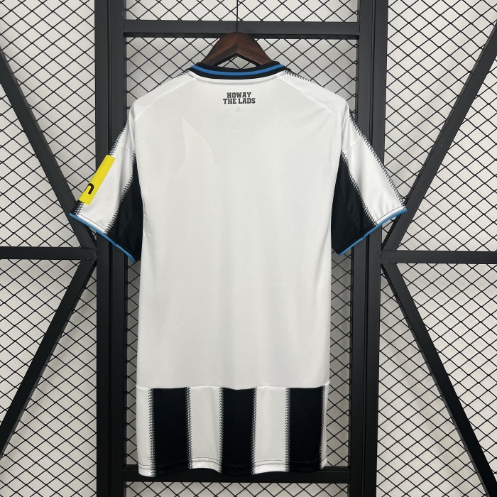 Fan Version 2025-2026 Newcastle United Home Soccer Jersey Football Shirt